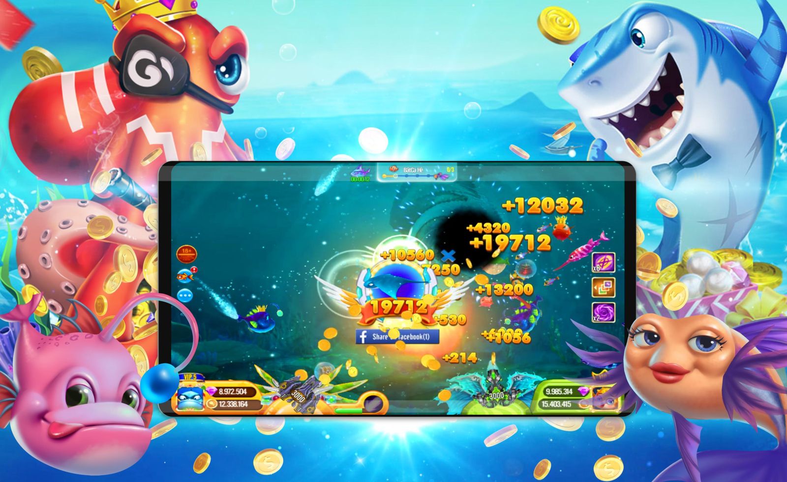 Bắn cá 999 - Cổng game đổi thưởng hấp dẫn với nhiều phần quà giá trị